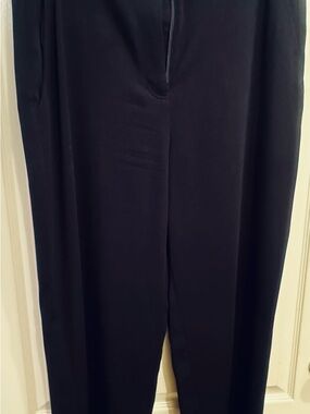 Gibson Latimer Navy Blue Wide-Leg Pants